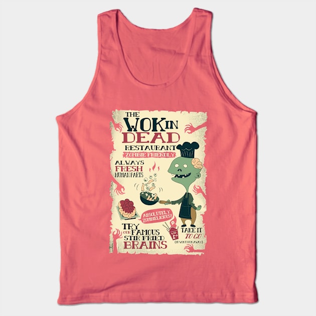 The Wok In Dead Tank Top by AnishaCreations